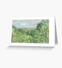 Glenelg seen from Waite Institute, Adelaide for AMF Ahtsai Greeting Card