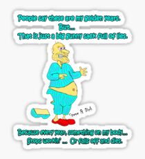 Golden Years Sticker