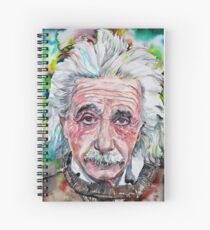 Cuaderno de espiral ALBERT EINSTEIN - retrato de acuarela.13