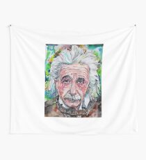 Tela decorativa ALBERT EINSTEIN - retrato de acuarela.13
