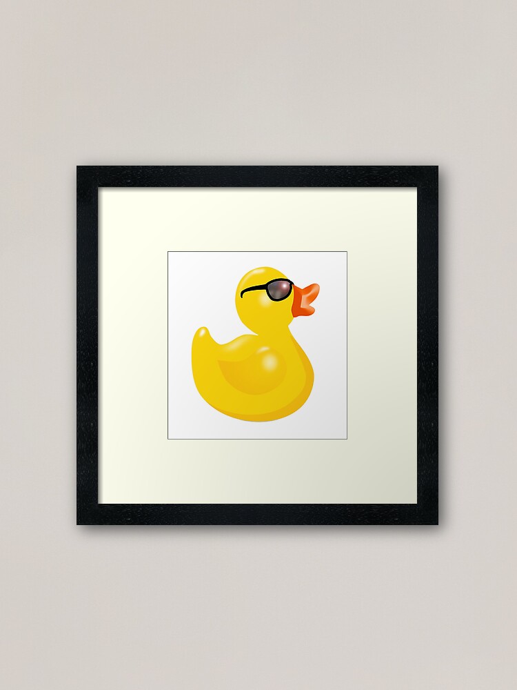 Gummiente mit Sonnenbrille, Gummiente, Gelb, Ente, Badeente. | Fotodruck Gummiente mit Sonnenbrille, Gummiente, Gelb, Ente, Badeente. | Fotodruck