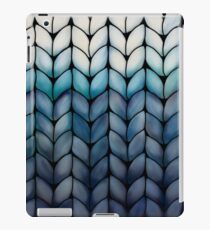 Chunky Ocean Blue Knit iPad Case/Skin