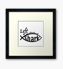 Left Shark Framed Print