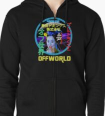 Blade Runner - Blimp Neon Spectacular Zipped Hoodie