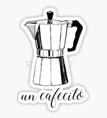 Un Cafecito, Kaffee Sticker