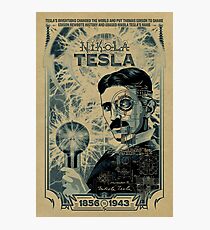 That’s crazy and really unbelieveable design of tesla. Photographic Print