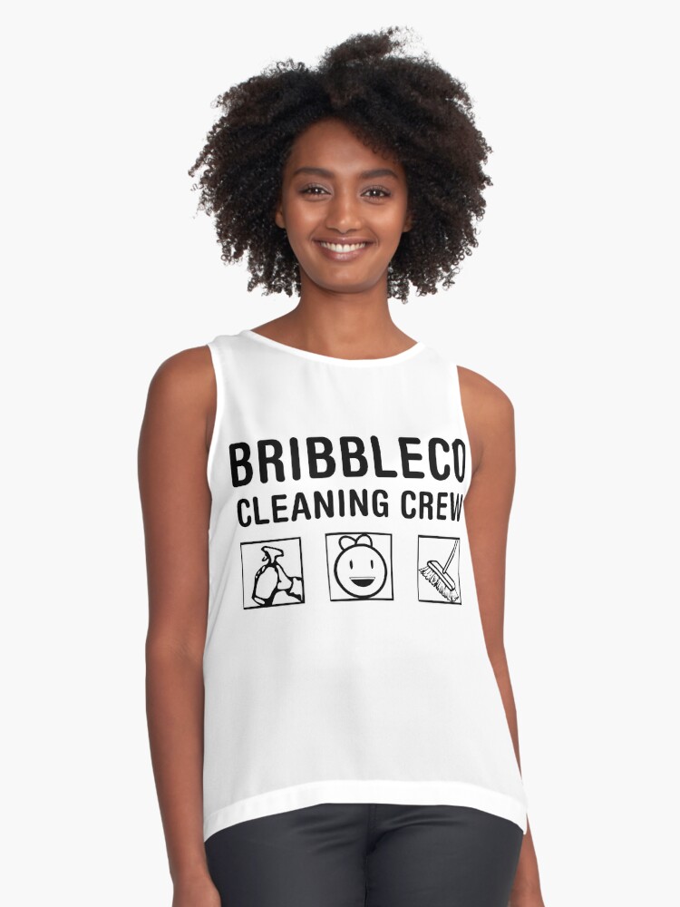 Roblox Cleaning Simulator Cleaning Crew Sleeveless Top By Jenr8d Designs Redbubble - roblox tank tops redbubble