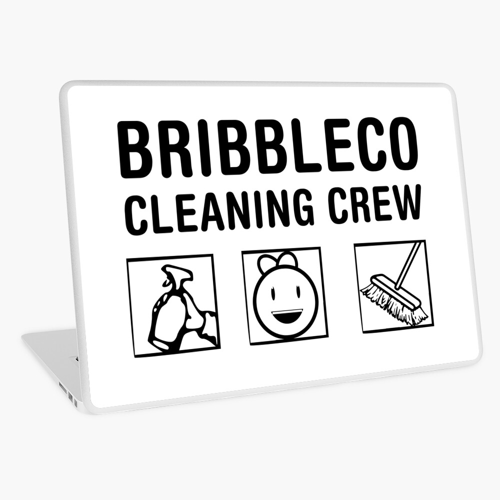 Roblox Cleaning Simulator Cleaning Crew Laptop Skin By Jenr8d - roblox cleaning simulator cleaning crew sticker