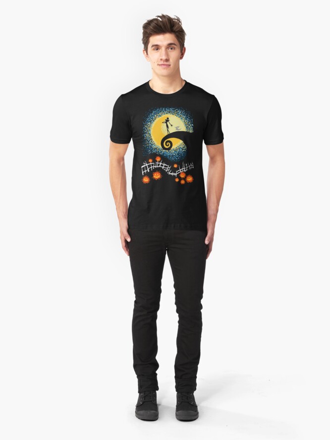 starry night alien shirt