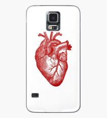 Funda/vinilo para Samsung Galaxy Anatomía del corazón de la vendimia