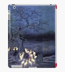 Japanischer Druck - Hiroshige - Kitsune-Yokai-Fuchs iPad-Hülle & Klebefolie