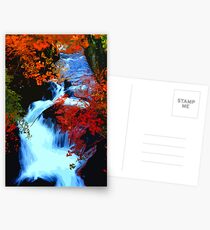 Flowing Autumn Postcards