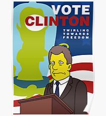 Vote Clinton Poster