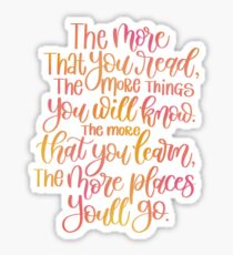 Dr Seuss Sticker