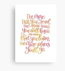 Dr Seuss Canvas Print