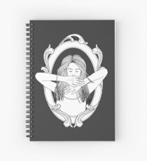 more than meets the eye (b&w) Spiral Notebook
