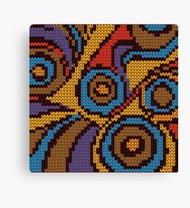 circle knit Canvas Print