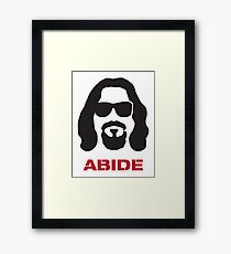 ABIDE Framed Print