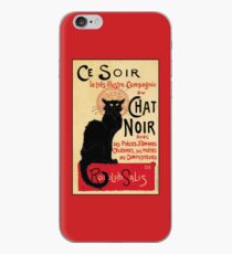 The black cat, le chat noir famous art nouveau ad iPhone Case