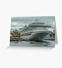 Ocean Liner Azura Greeting Card