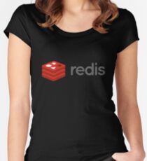 redis database Women's Fitted Scoop T-Shirt