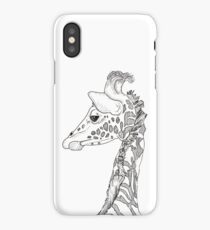 Giraffe Portrait iPhone Case