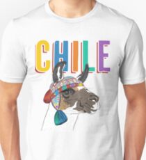Chile Llama/Alpaca Graphic Unisex T-Shirt