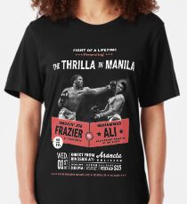 Ali vs Frazier - Thrilla in Manila Slim Fit T-Shirt
