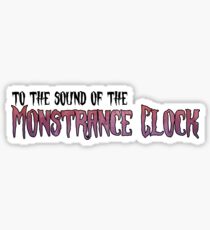 Ghost BC Band Monstrance Clock Sticker
