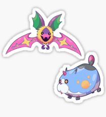 Komory Bat & Meow Wow! Sticker