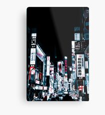 Kabukichos Zeichen Metalldruck
