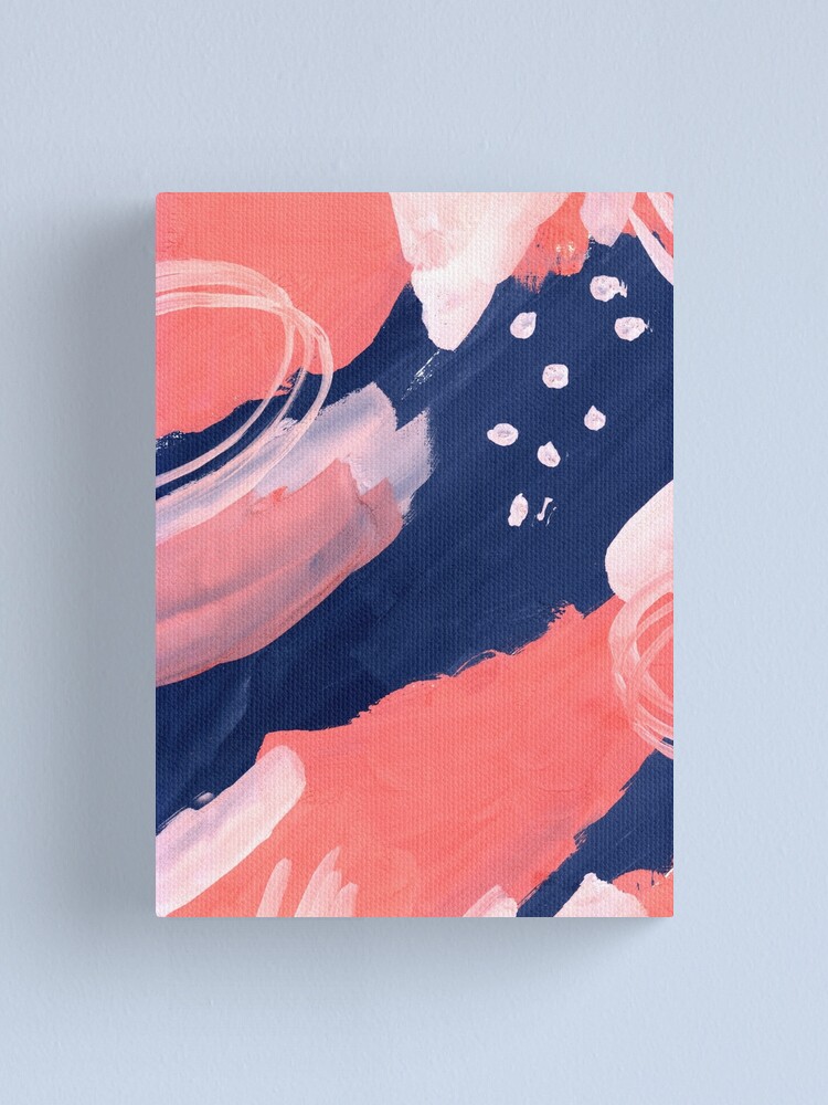 "Pink Abstraction" Canvas Print by juliealex Redbubble