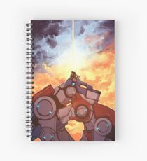 Fire and Ice Spiral Notebook