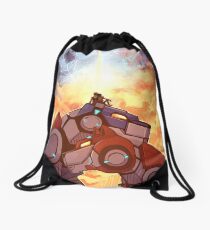 Fire and Ice Drawstring Bag