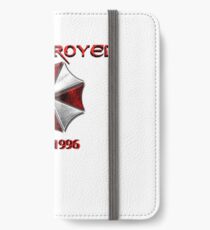 Geek I Destroyed Umbrella shirt iPhone Wallet/Case/Skin