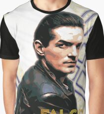 Falco Art Deco-Style Graphic T-Shirt