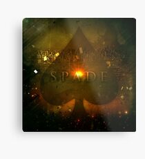Spade Metal Print