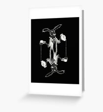 March Hare Card Design Greeting Card