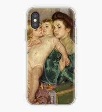 The Caress by Mary Cassatt iPhone Case