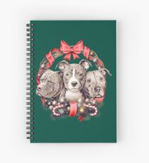 It's a Pit Bull Christmas Spiral Notebook
