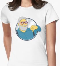 Yankees Thumbs Down Guy Women's Fitted T-Shirt