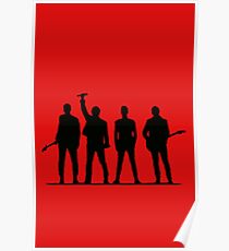 U2 silhouette The Joshua Tree Tour Poster