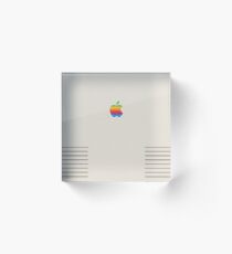 RETRO Apple Acrylic Block