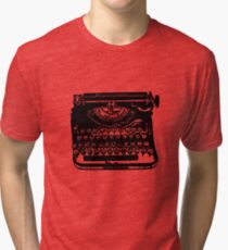 The Jack Kerouac Typerwriter Tshirt Tri-blend T-Shirt
