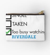 too busy watching Riverdale Studio Pouch