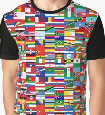 FLAG ME-WORLD FLAGS Graphic T-Shirt