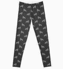 Shetland Sheepdog Silhouette(s) Leggings
