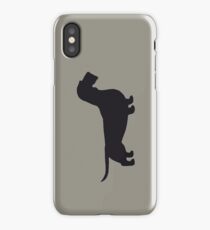 Wire Haired Dachshund Silhouette(s) iPhone Case