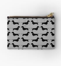 Wire Haired Dachshund Silhouette(s) Studio Pouch