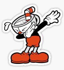 Cuphead Dab Sticker